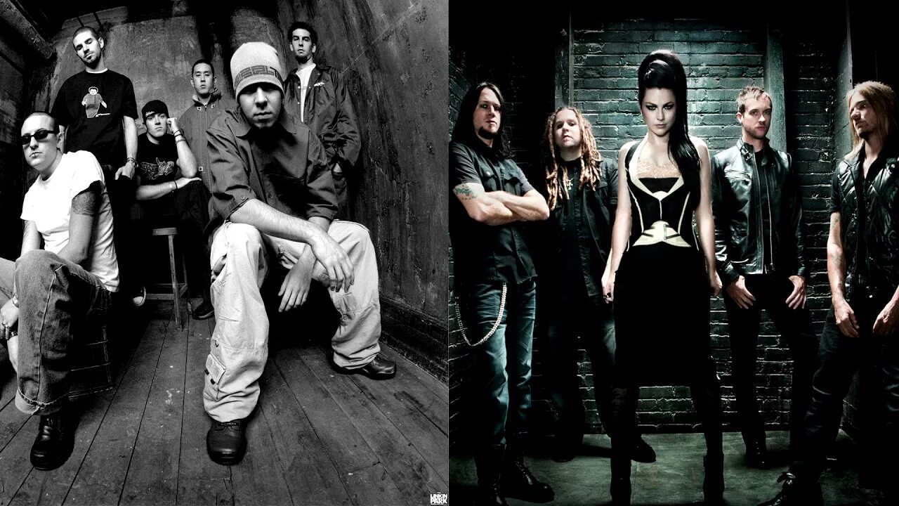 Бринг ми ту лайф слушать. Linkin Park and Evanescence. Linkin Park 2001. Эванесенс и линкин парк. Evanescence vs Linkin Park.