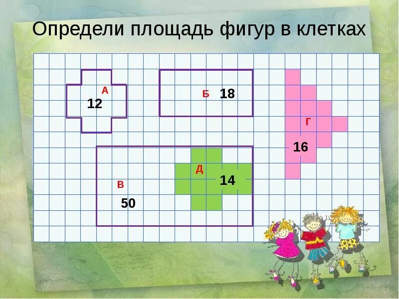 Как получить площадь фигуры. Как получить площадь фигуры
