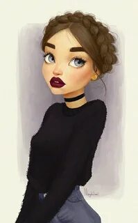 Как выглядят нарисованные девочки