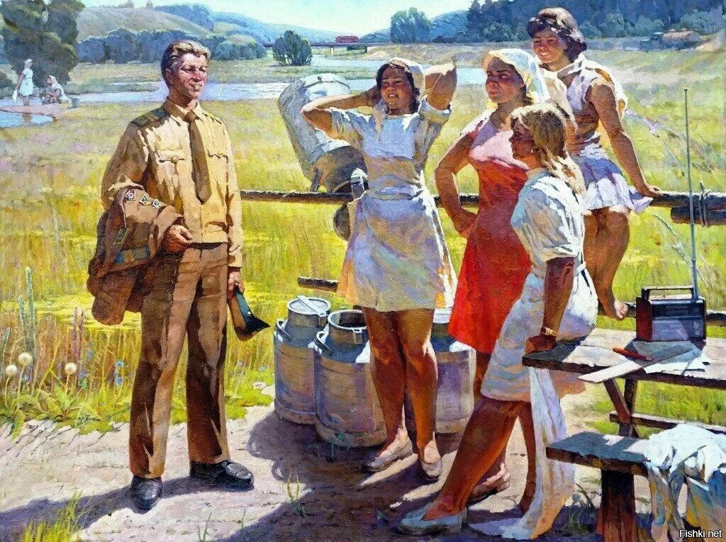 Собрание сельской молодежи
