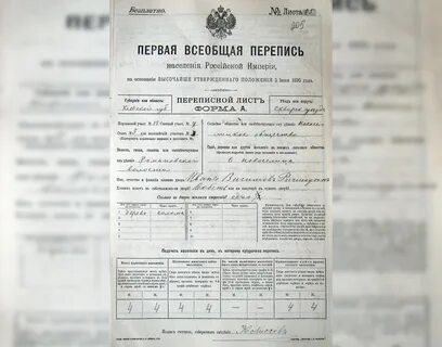 Когда была проведена первая перепись