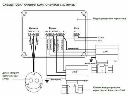 Схема датчика нептун