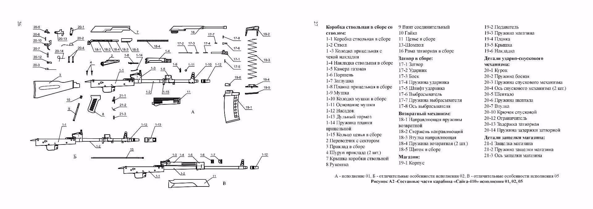 Основные части карабина Сайга 410. Взрыв схема Сайга 410. Сайга 410 устройство схема. Основные части ружья Сайга 410 кв 02.