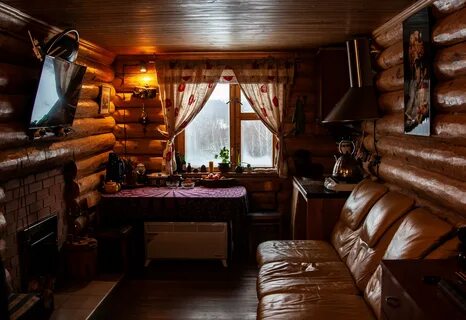 Баня внутри с комнатой отдыха
