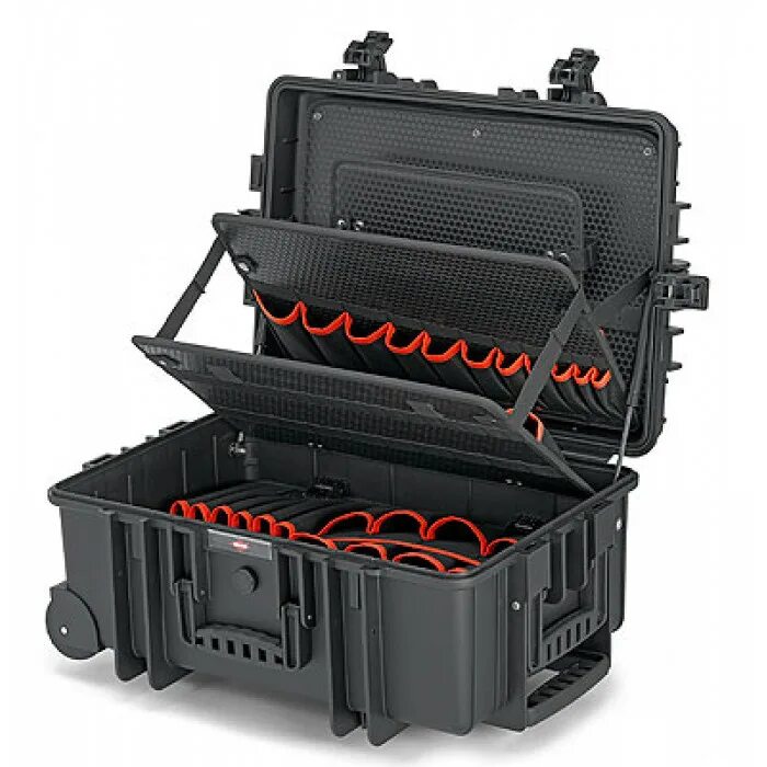 Кейс для хранения инструмента. Инструментальный чемодан knipex &quot;robust45&quot;, kn-002137le. knipex kn-002107le. knipex kn-002102le. инструментальный чемодан &quot;robust45 move&quot; elektro.