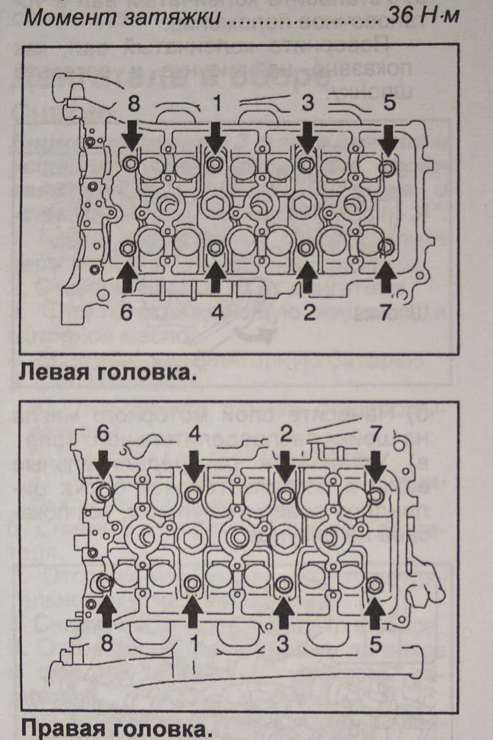 Момент затяжки болтов и прокладка ГБЦ - Mitsubishi RVR (1G), 2 л, 1992 года запч