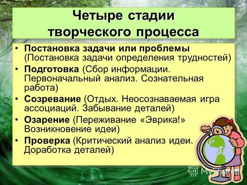 Перечислите этапы творческого этапа. Этапы творческого процесса. Творчество этапы творческого процесса. Стадии креативного процесса. Этапы творческого процесса в психологии.