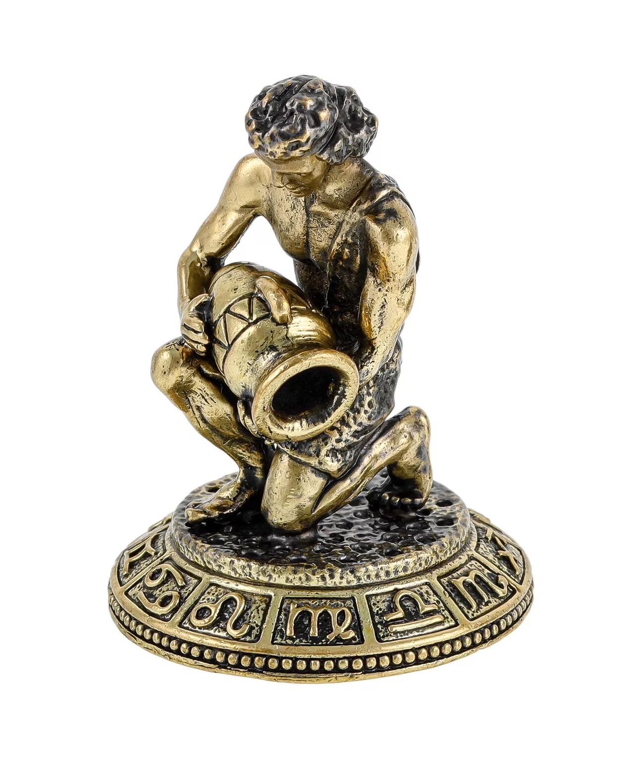 Брелок знак зодиака. Водолей большой. Водолей большой. Знаки зодиака водолей сувенир. Фигурка "водолей".