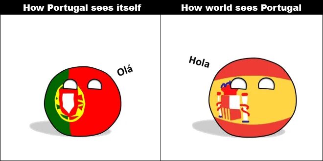 See your world. Countryballs Portugal. How the rest of the World see Russia. How hetalians see the World meme.