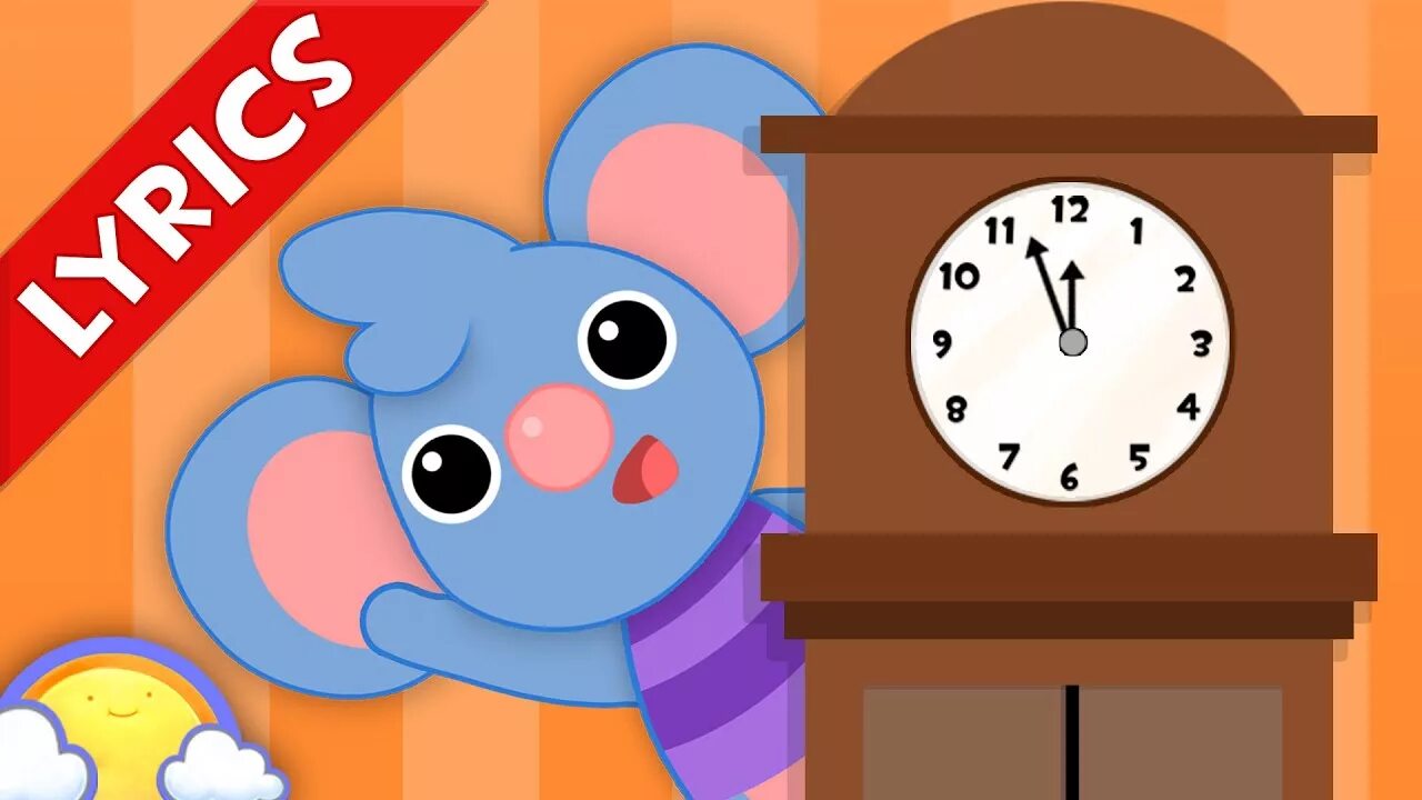 The mouse is on the clock. Хикори-дикори. hickory dickory dock nursery rhymes. hickory dickory dock the mouse ran up the clock. hickory dickory dock super simple songs.