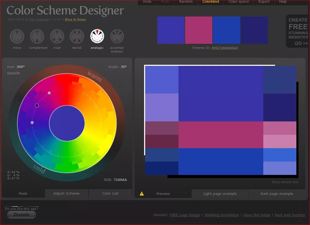 Create a color. Генератор цветовых схем. аналоговая цветовая схема. far цветовые схемы. color scheme designer.