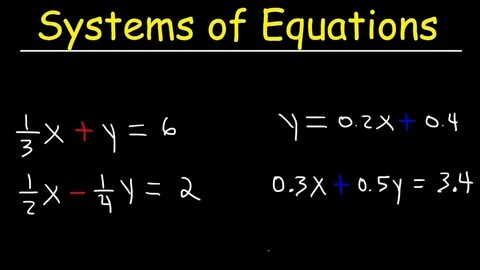 Solve system