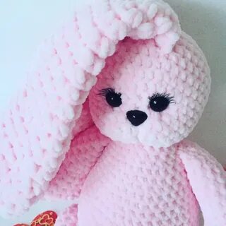 Связать из плюшевой пряжи крючком для начинающих