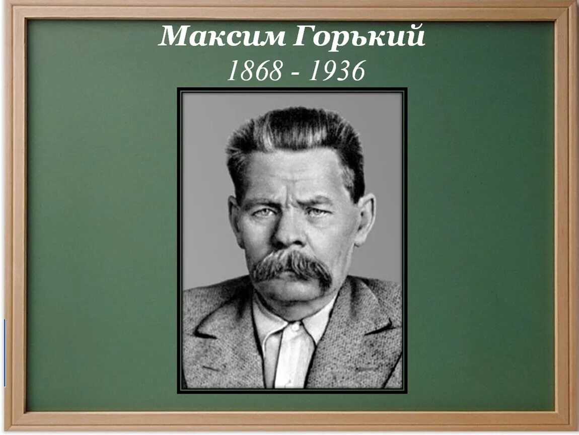 М горький 1 вариант. Портрет Горького. М Горький презентация.