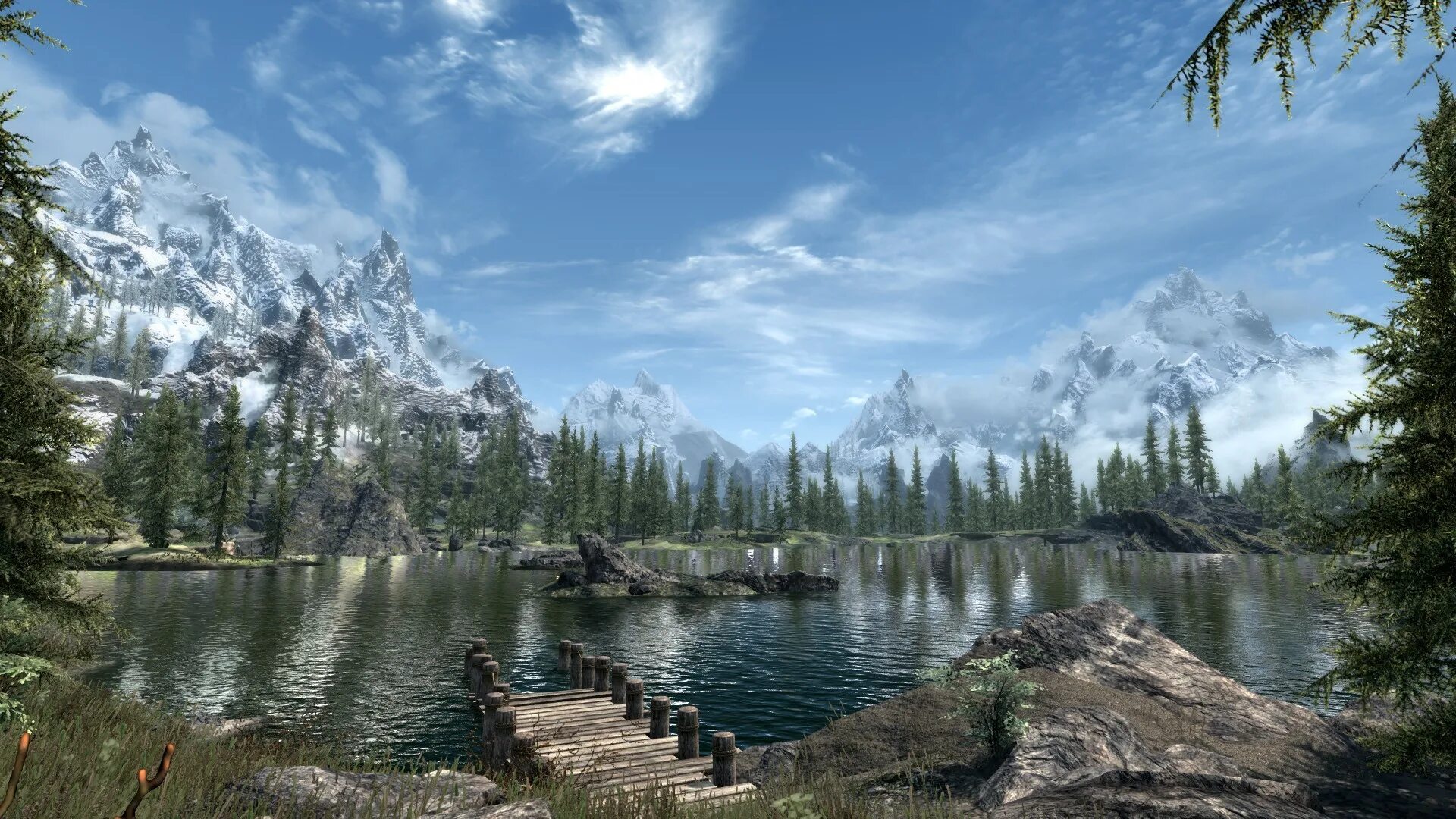 The elder scrolls v графика