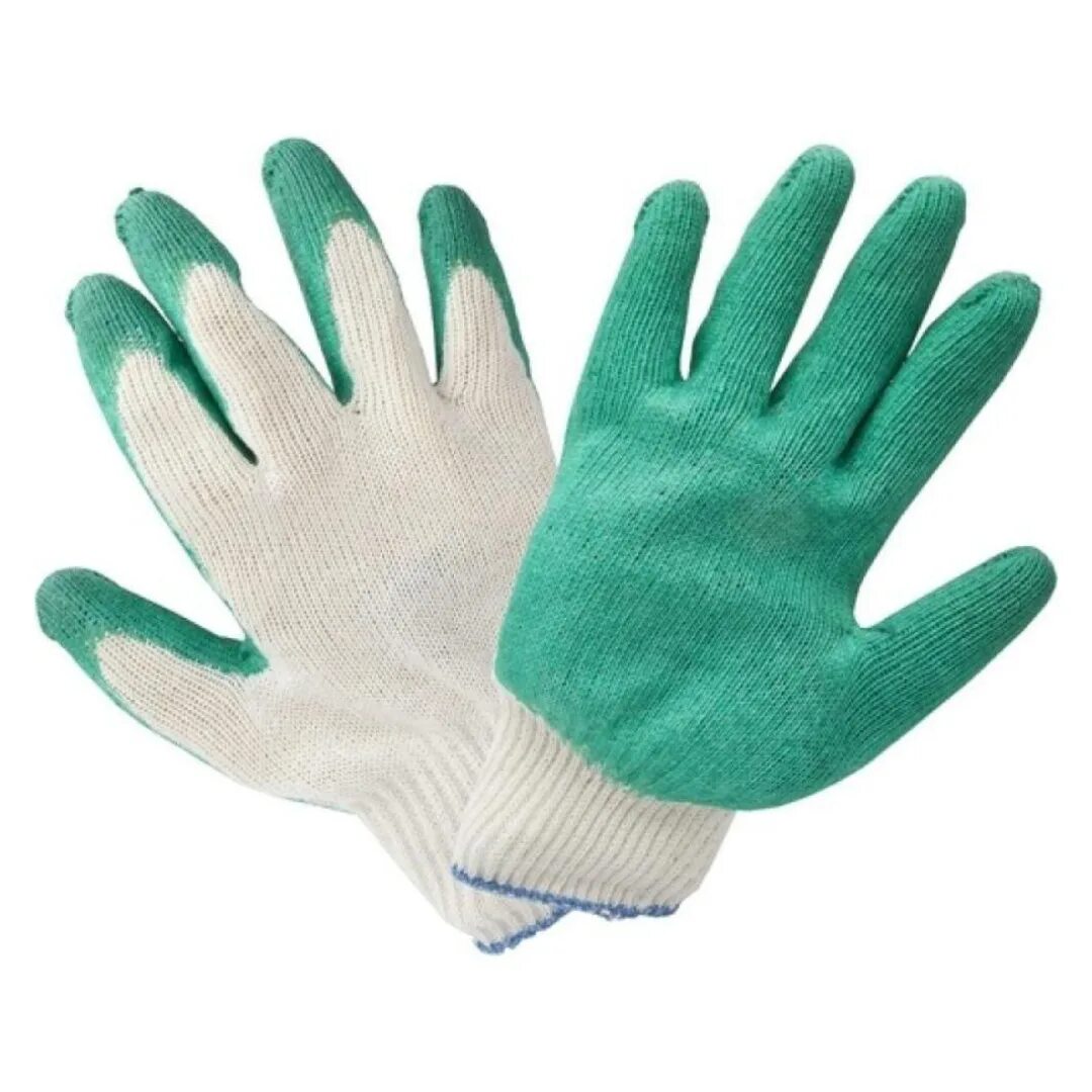 Перчатки пятипалые хб №295752 тмз. 200 пар). Перчатки нейлон микроточка. Перчатки политекс. 10.