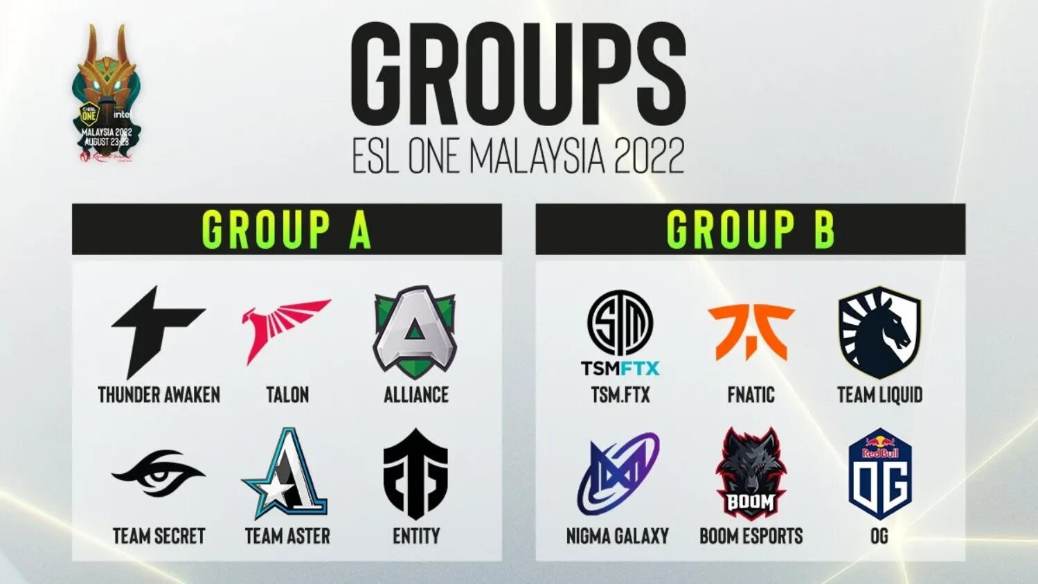 Оне малайзия. ESL one. Китайские киберспортивные команды. ESL Malaysia 2022. ESL one Malaysia 2022.