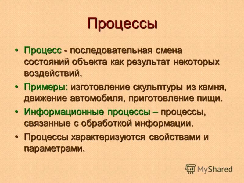 смена состояния объекта это