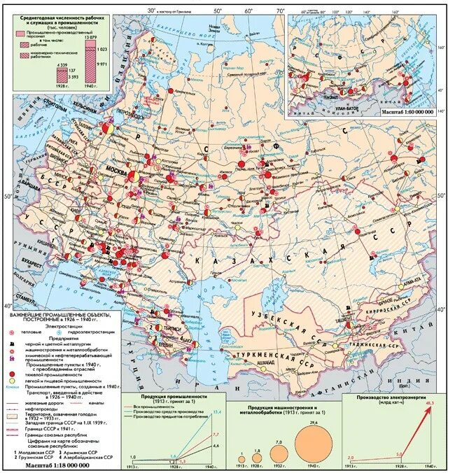 Города пятилетки. Индустриализация в СССР карта 1500 предприятий. Карта индустриализации СССР. Народное хозяйство СССР карта 1926-1940. Стройки первых Пятилеток в СССР карта.