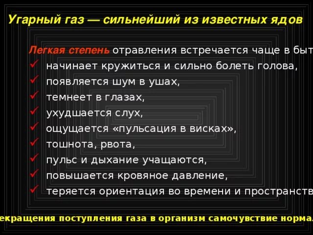 Потемнение в глазах шум в. УГАРНЫЙ ГАЗ презентация. УГАРНЫЙ ГАЗ где встречается. Отравление кружится голова ?. Шкала угарного газа в легких.