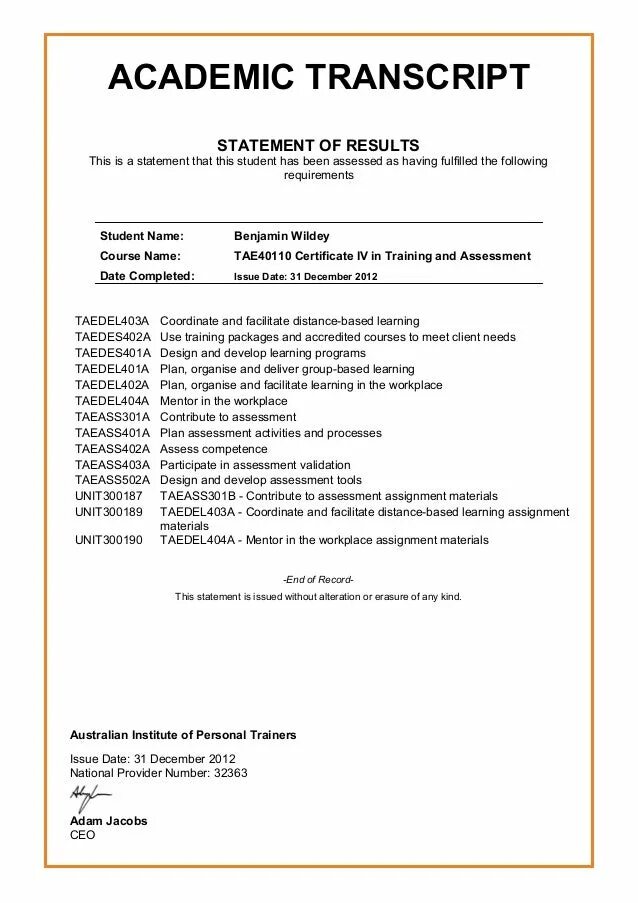 End of statement. Academic transcript. academic transcript онлайн. certificate of results (statement of results). academic certificate.