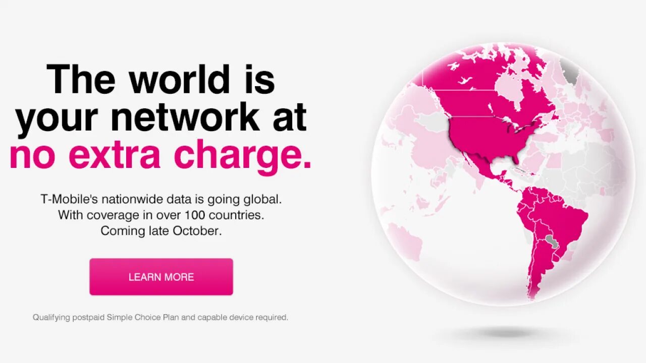 Данные goes. Global data. Extra charge. T-mobile roaming. T-mobile Advert roaming.