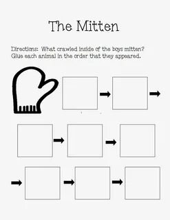 The Mitten Worksheets Preschool