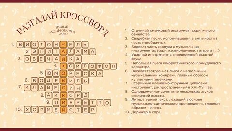 Кроссворд симфония 7 ленинградская