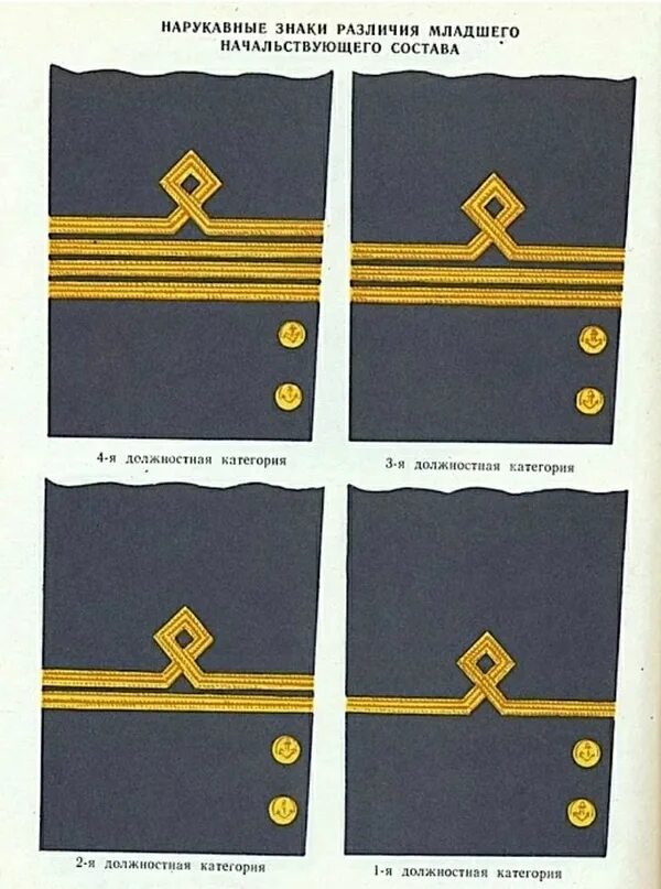 Знаки различия гражданского флота – Telegraph