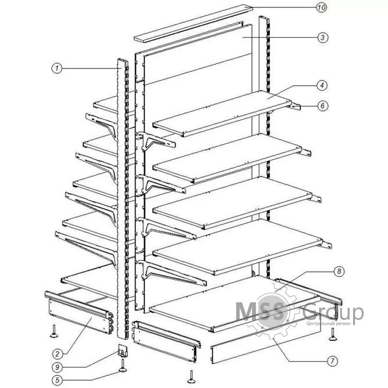 Стойка 1 сборка. Стеллаж Нордика схема сборки. Стеллаж металлический пристенный сетчатый ООО Итон-2 схема сборки. Островной стеллаж МХМ. Схема сборки островных стеллажей Нордика.