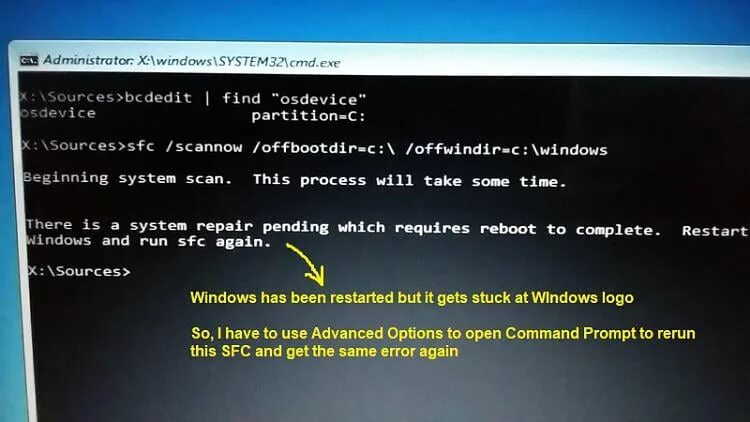 Файл журнала c Windows system32. Windows\system32\logfiles\srt» и «SRTTRAIL.txt. Txt Windows. Картинка SFC / scannow / offwindir = d: \ Windows / offbootdir = d: \.