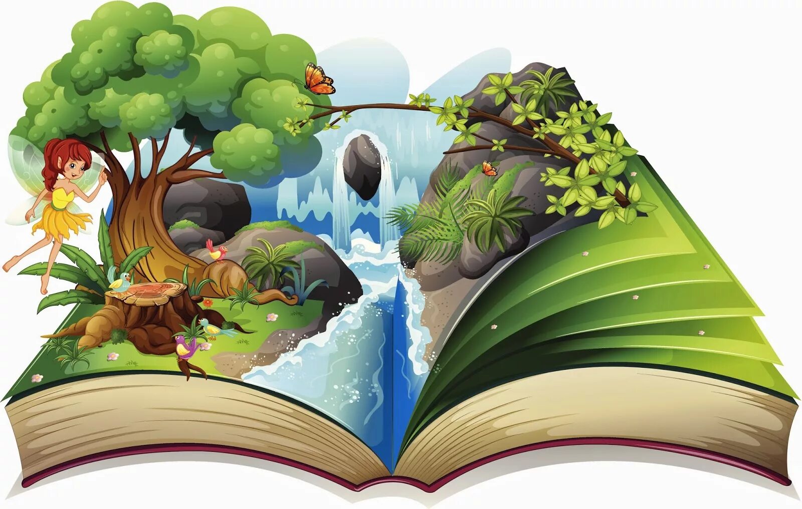 Окружающий мир сценарии. Путешествие в мир сказок. Иллюстрации к книгам. Сказочные книги для детей. Раскрытая детская книга.