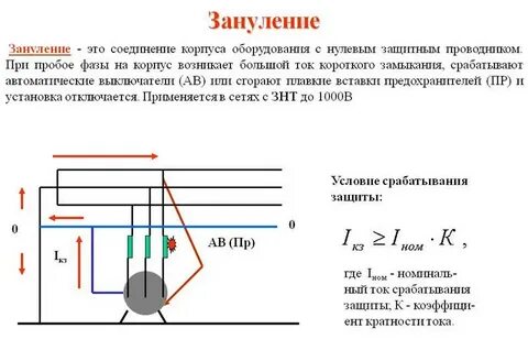 Напряжение на корпусе