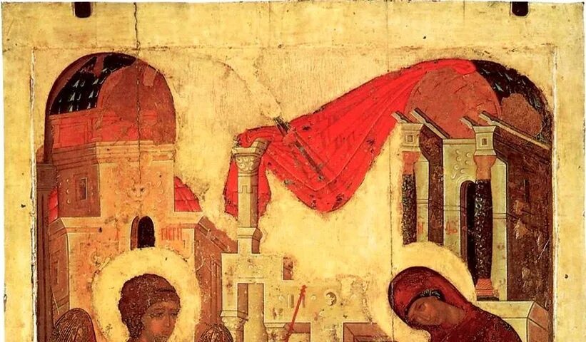 Благовещение андрея рублева. Благовещение пресвятой богородицы андрея рублева. благовещение андрей рублев. благовещение икона рублева. благовещение андрей рублев икона.
