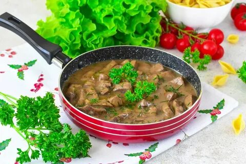Как вкусно приготовить подливу куриную печень