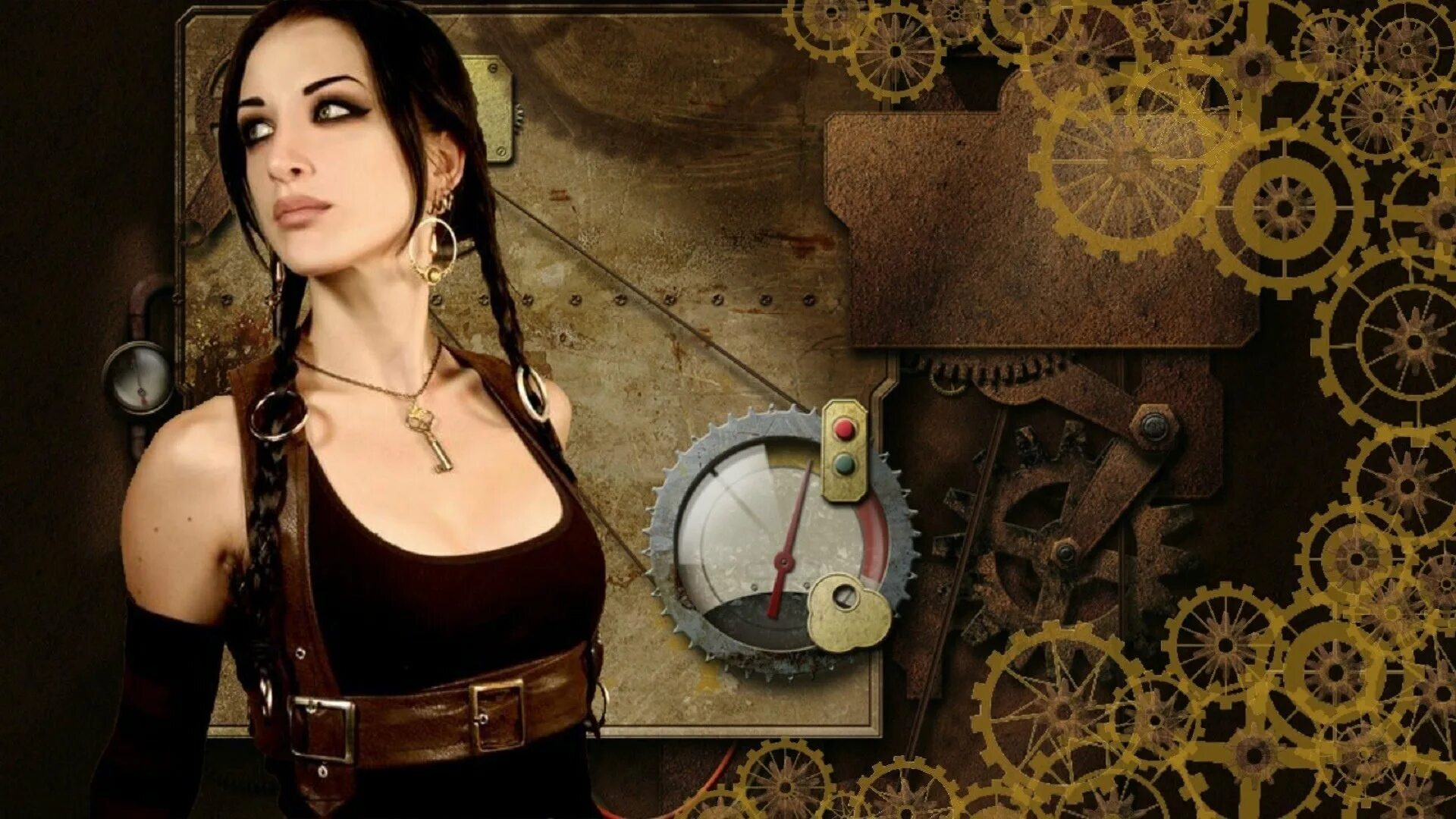 Фон в стиле стимпанк. Обои на рабочий стол стимпанк. Стимпанк 4к. Стимпанк рабочий стол. Стимпанк робот механист.