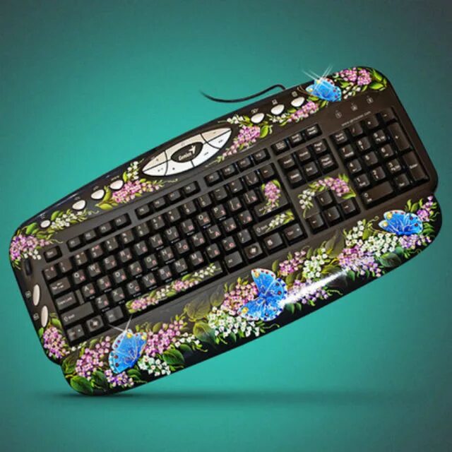 Разукрашенная клавиатура. Наклейки на клавиатуру необычные. Украшение для клавиатуры. Tai hao keycaps. Разукрашенные кнопки клавиатуры.