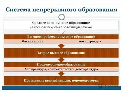 Профиля в высших и средних