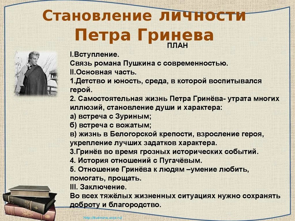 Становление личности произведения