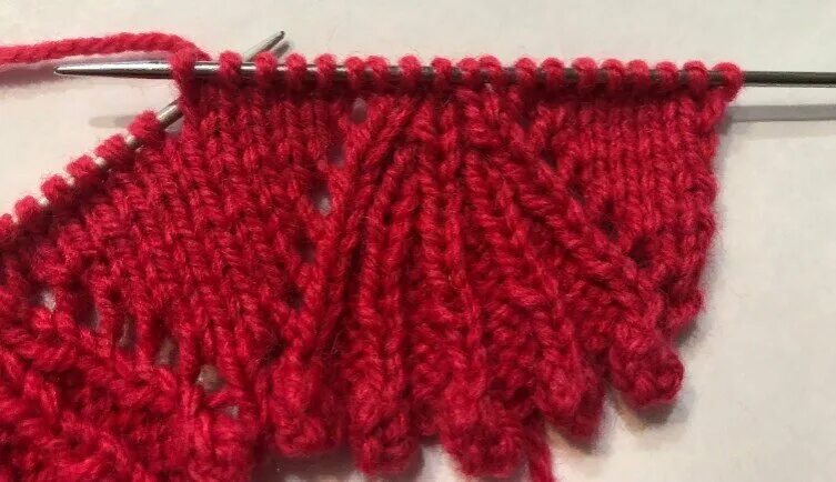 Красивый наборный край изделия спицами. Красивый край набора спицами. Красивый край резинки спицами. Ажурный наборный край. Красивый край набора спицами.