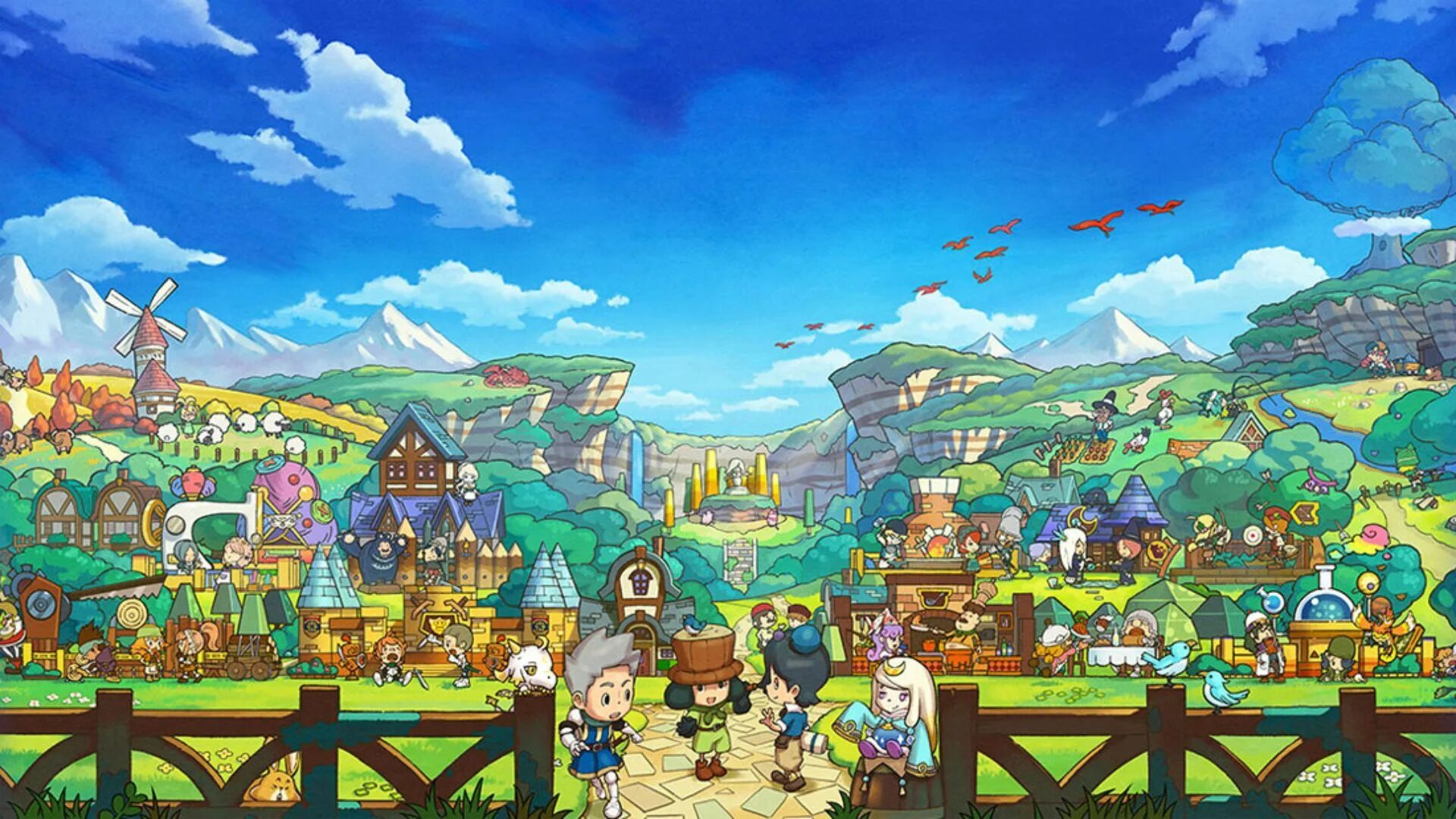 Life is fantasy. Fantasy Life. Арт окружение игровой мир. Fantasy Life Nintendo. Fantasy Life 3ds.