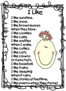 English poems for children