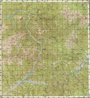 Карта края топографическая
