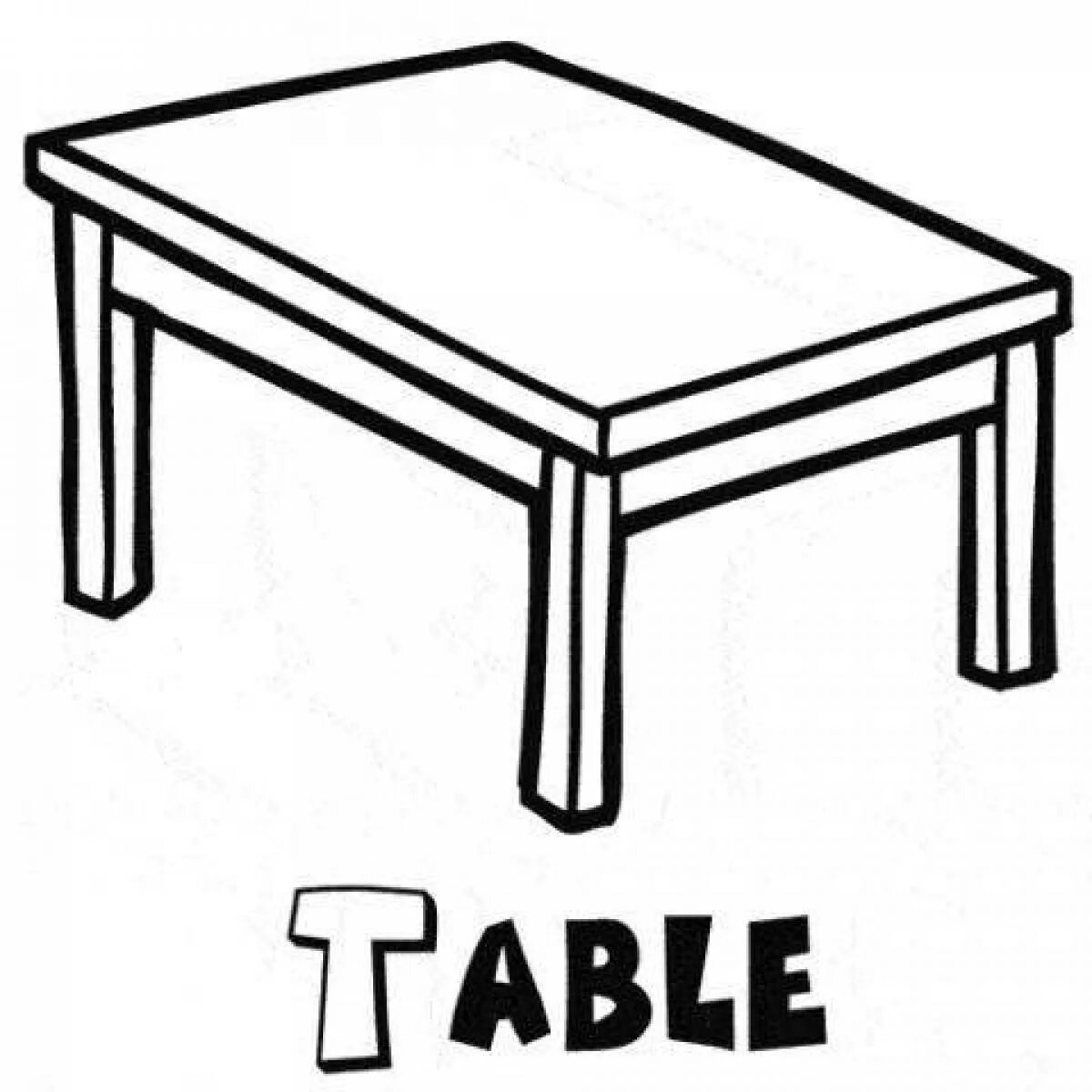 Coloring are tables