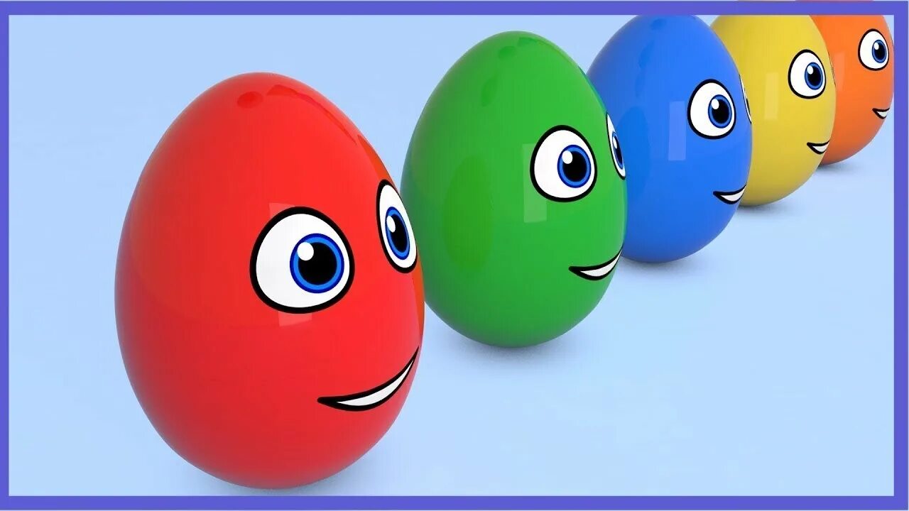 Learn colors eggs