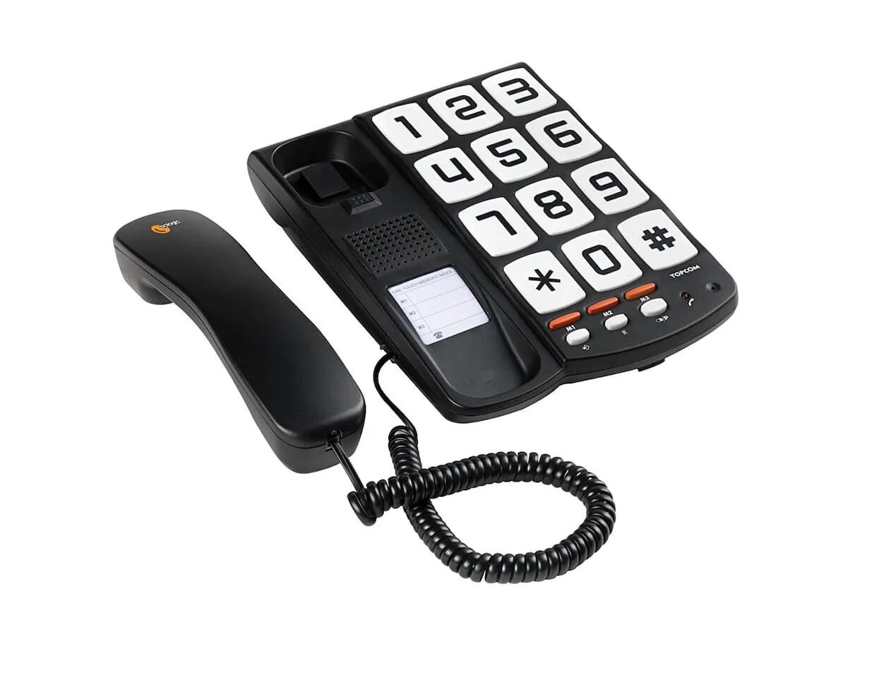 Купить набор для телефона. Радиотелефон Topcom Butler 3400. Телефон Topcom 150. Мобильный телефон для слабовидящих. Беспроводные телефоны стационарные для слабовидящих.