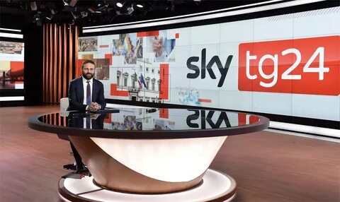 Sky TG24 updates studio with focus on warmth, updated technology - NCS NewscastS