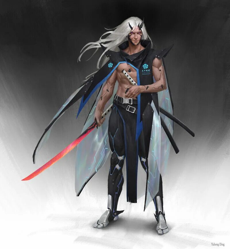 Ding image creator. Рой батти аниме. рой батти киберпанк. yuhong ding арт. artstation roy batty.