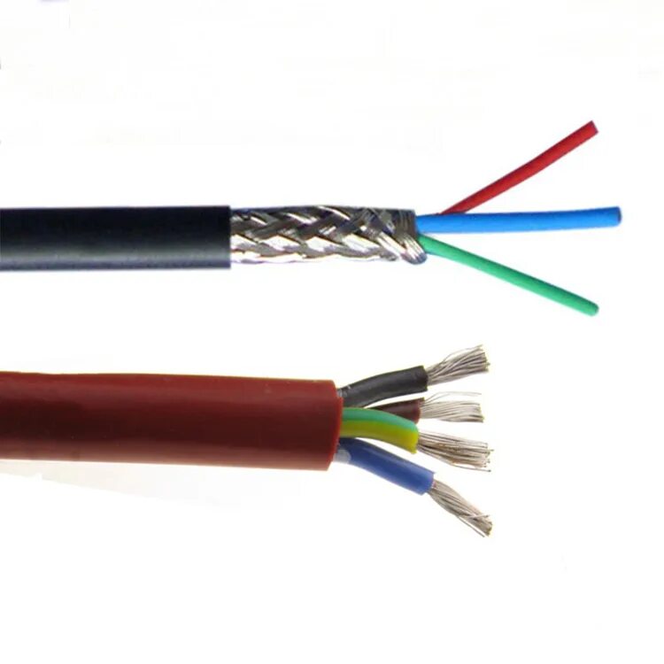 Кабель YGCP термостойкий мягкий силиконовый экранированный кабель 4х0,15. Армированный и экранированный 3 жильный кабель. Экранированный кабель 5 жильный. 4 Жильный кабель электрический 6.