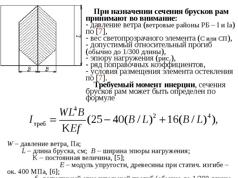 Относительный прогиб. Относительный прогиб элемента. для определения объема камня. площадь сечения бруска. определить объем детали брусок.